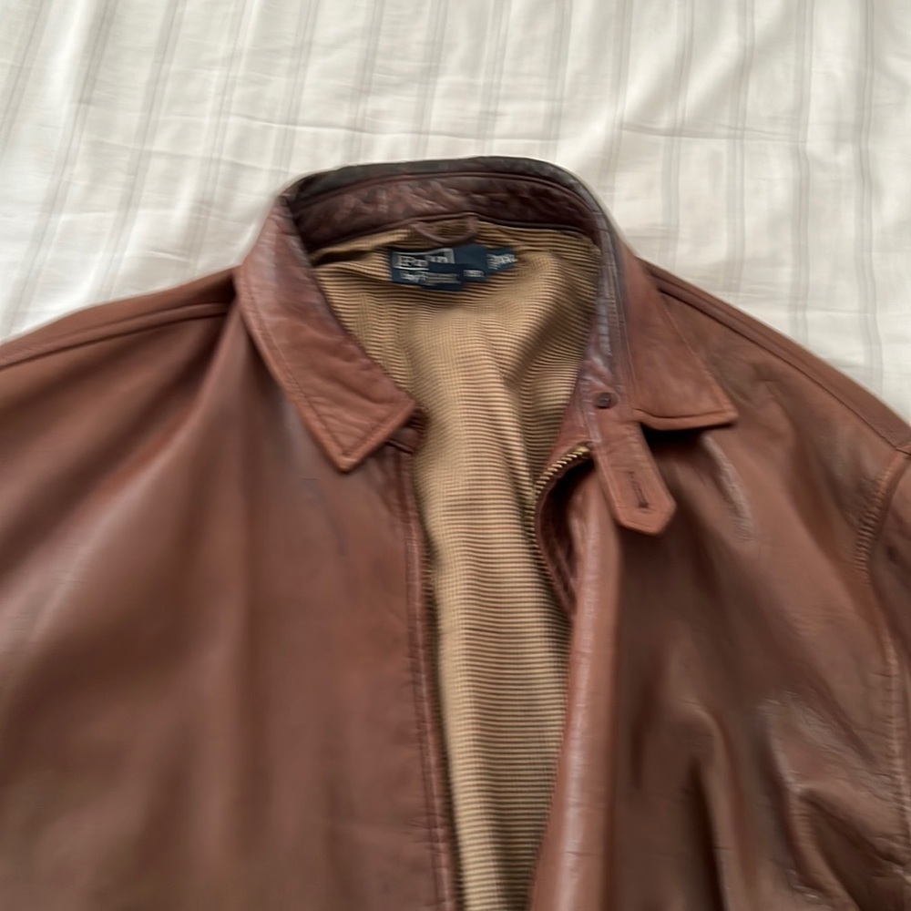 Polo leather jacket